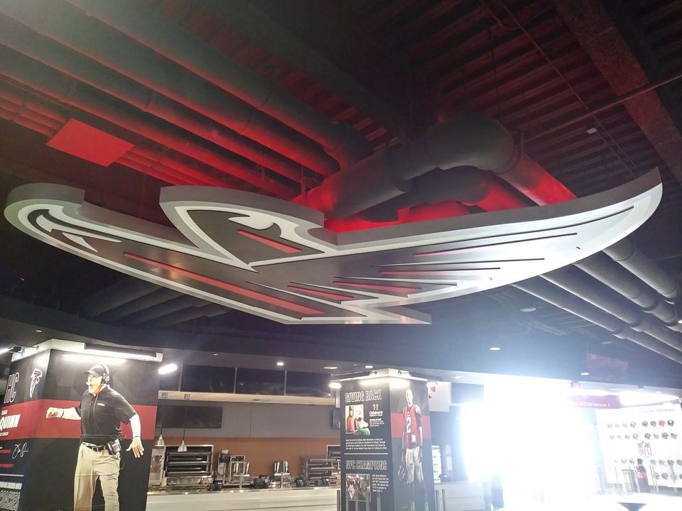 Mercedes Benz Stadium Signage