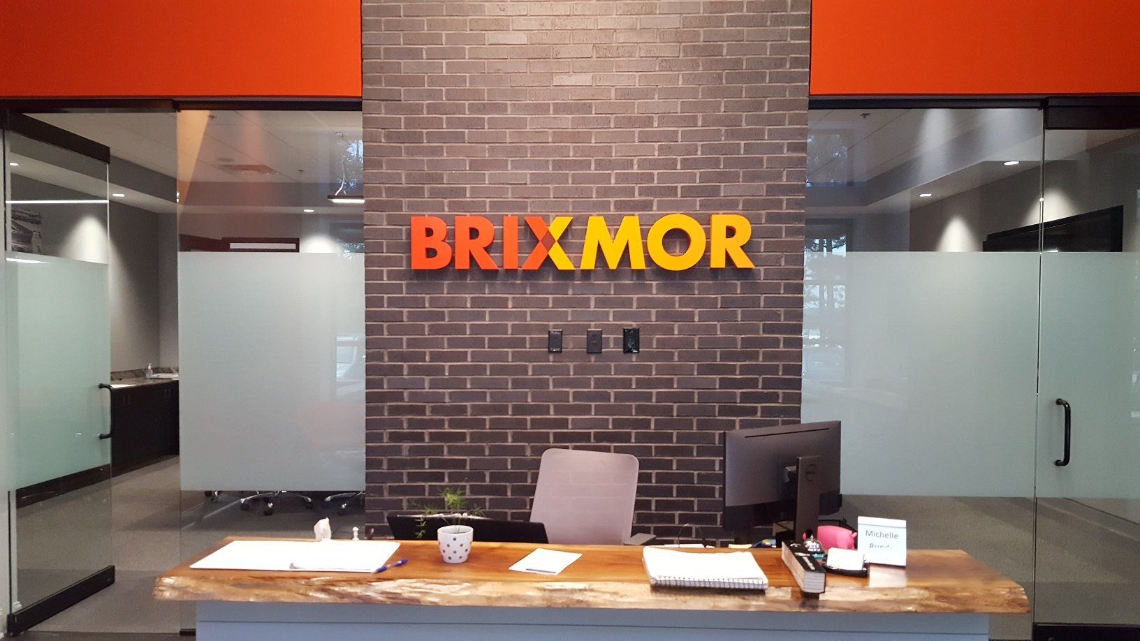 interior wall sign and graphics