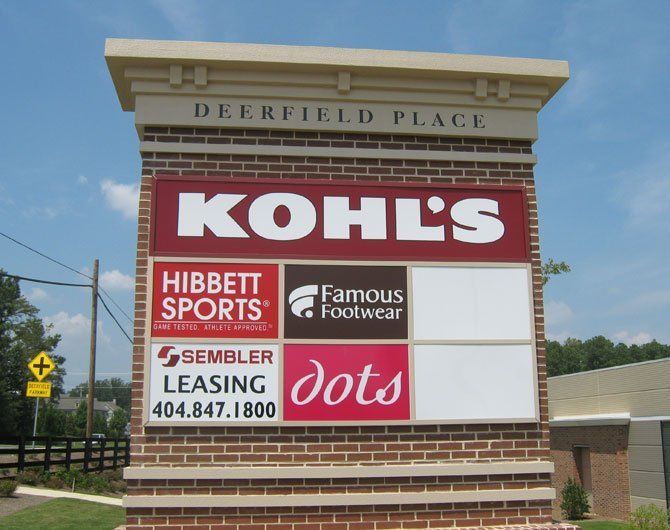 outdoor sign - tenant sign