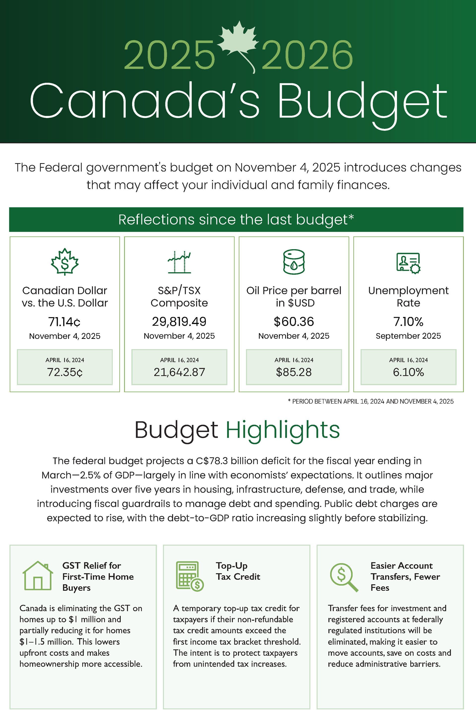 A thumbnail of the full budget infographic