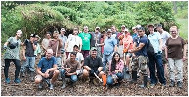 Group shot of IPC staff in Honduras
