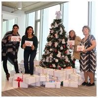 IPC Staff participating in the Angel Tree program with the Salvation Army