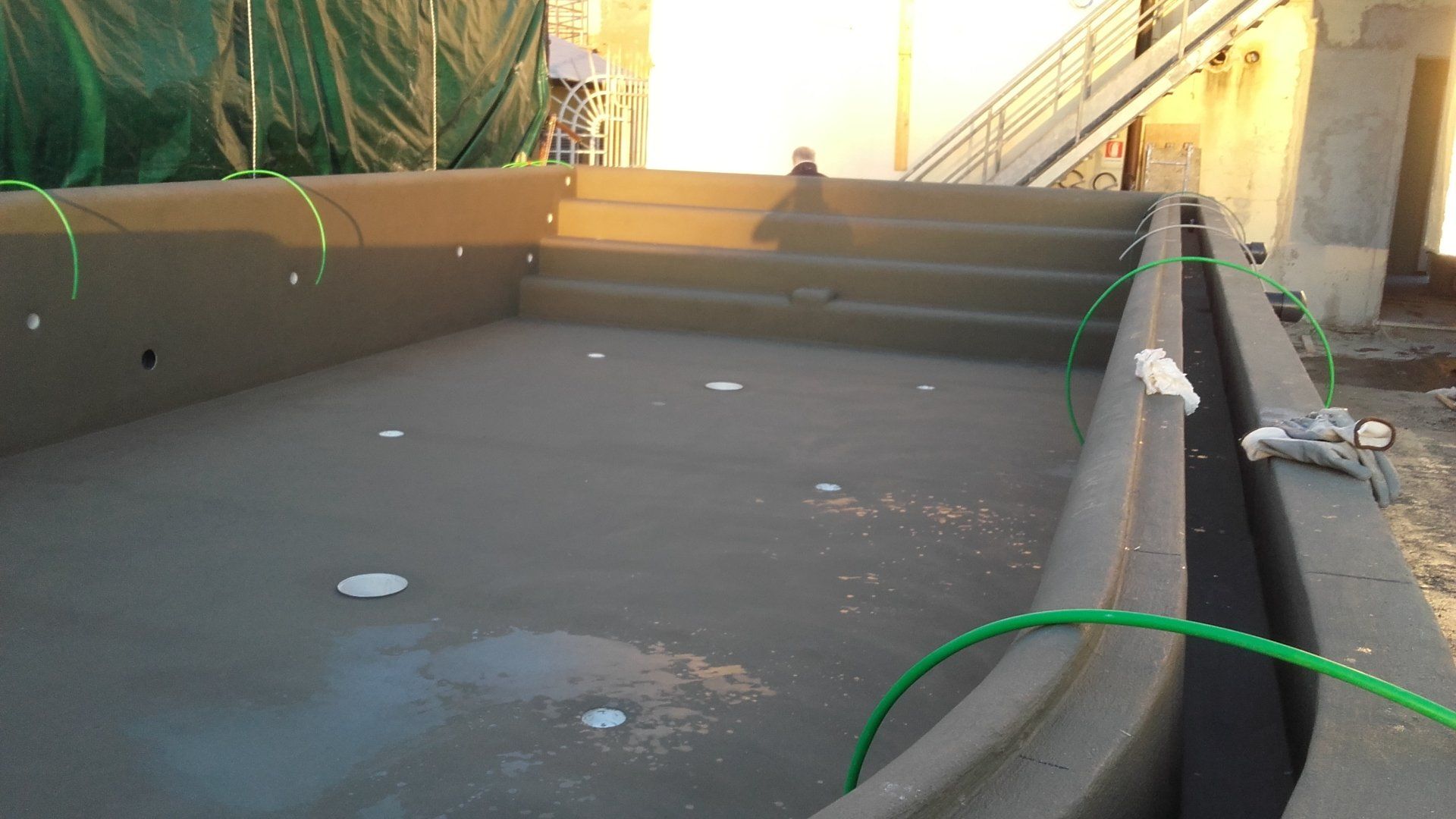 costruzione piscina in muratura