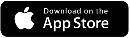 A black button with an apple logo and the words `` download on the app store ''.
