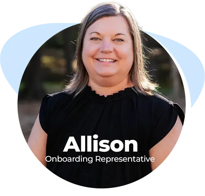 Portrait of Allison, Onboarding Representative