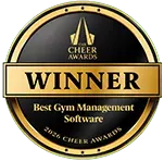 It is a winner of the cheer awards for best gym software.