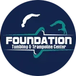 The logo for west side gymnastics is in a circle.