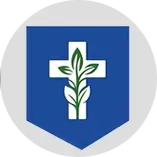 The logo for west side gymnastics is in a circle.