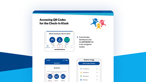 Accessing QR Codes for the Check-In Kiosk