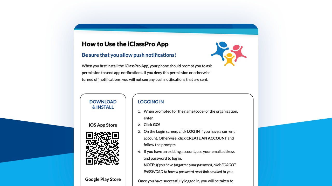 How to Use the iClassPro App