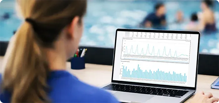 Robot Probot touching screen