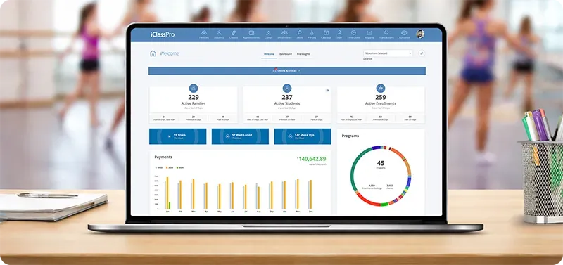 Robot Probot touching screen