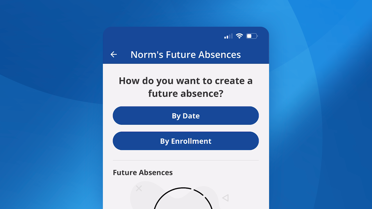 How to Submit a Future Absence