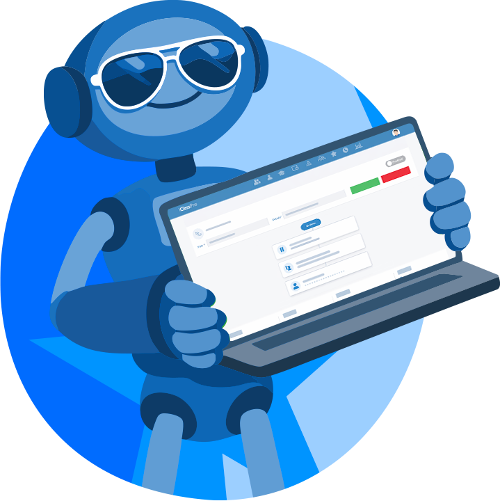 Cards with instructor portraits and swim class details