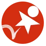 The logo for west side gymnastics is in a circle.