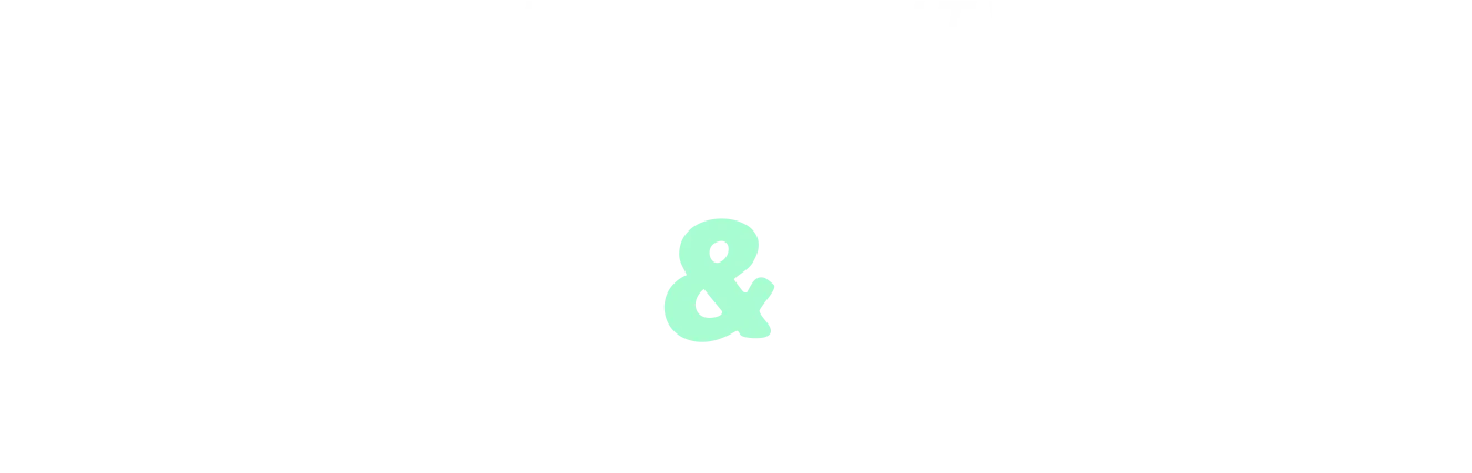 A green ampersand is floating in the air on a white background.