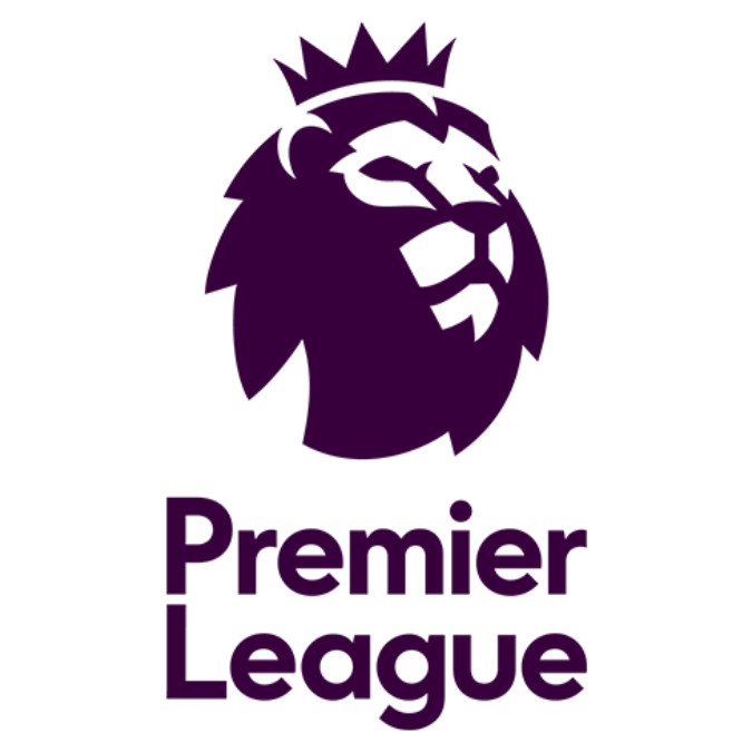 A soccer league logo that shows a lion with a crown on its head.