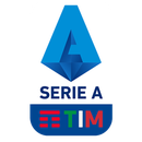 A soccer league logo with a blue diamond in the center