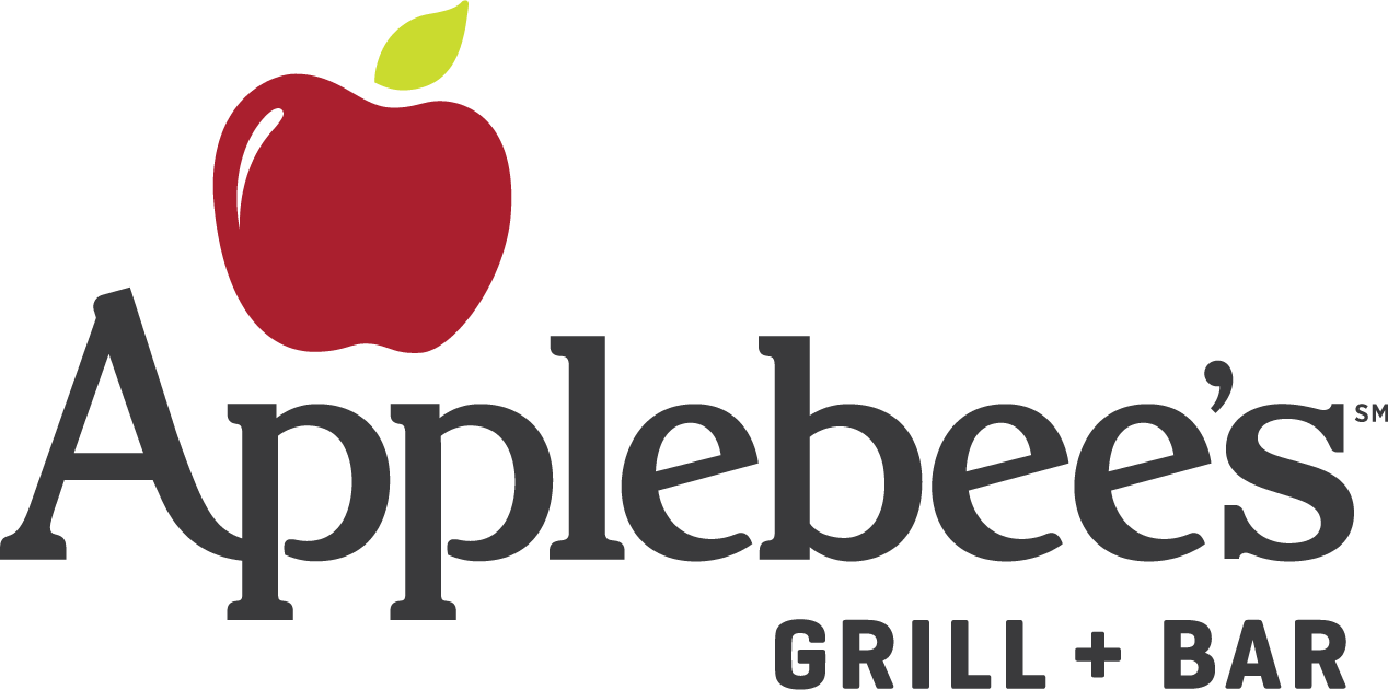 The logo for applebee 's grill and bar has an apple on it.