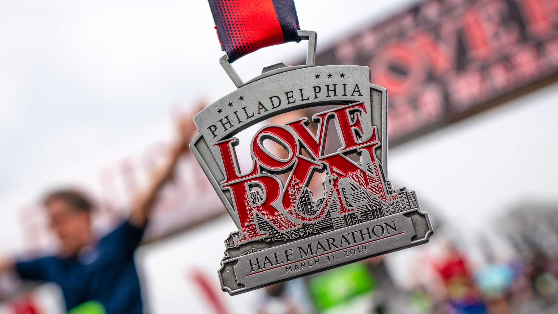 Philadelphia Love Run Medal by Always Advancing