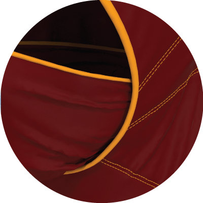 Hoodie - Stitching & Piping accents