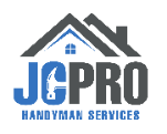 A logo for jcpro handymen assembly and cleaning