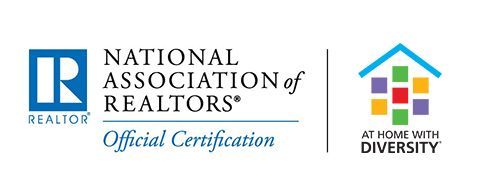 The logo for the national association of realtors is shown.