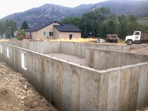 Concrete Work — Residential Foundation in Northern Utah, UT