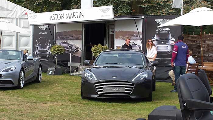Aston Martin exhibition trailer