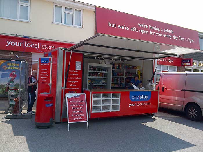 One Stop Merchandiser trailer build