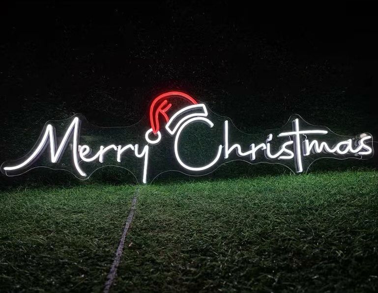 Insegna al neon con la scritta 