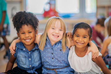 Three Little Girls at Kindergarten – Philadelphia, PA – Law Office of Mark W. Voigt
