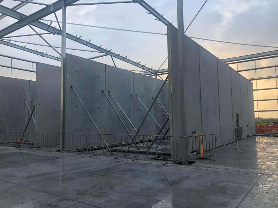 Large concrete panel being tilt in Toowoomba — McCoy Concreting