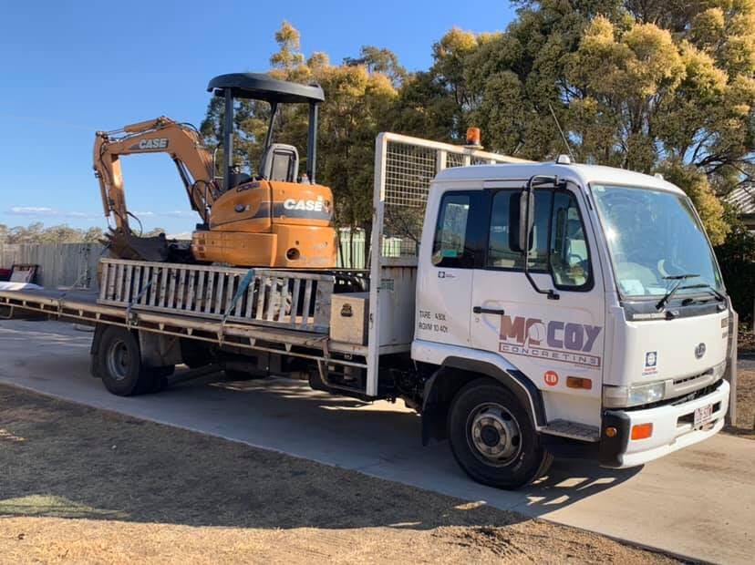 Earthmoving & Excavation — Concreting in Westbrook, QLD