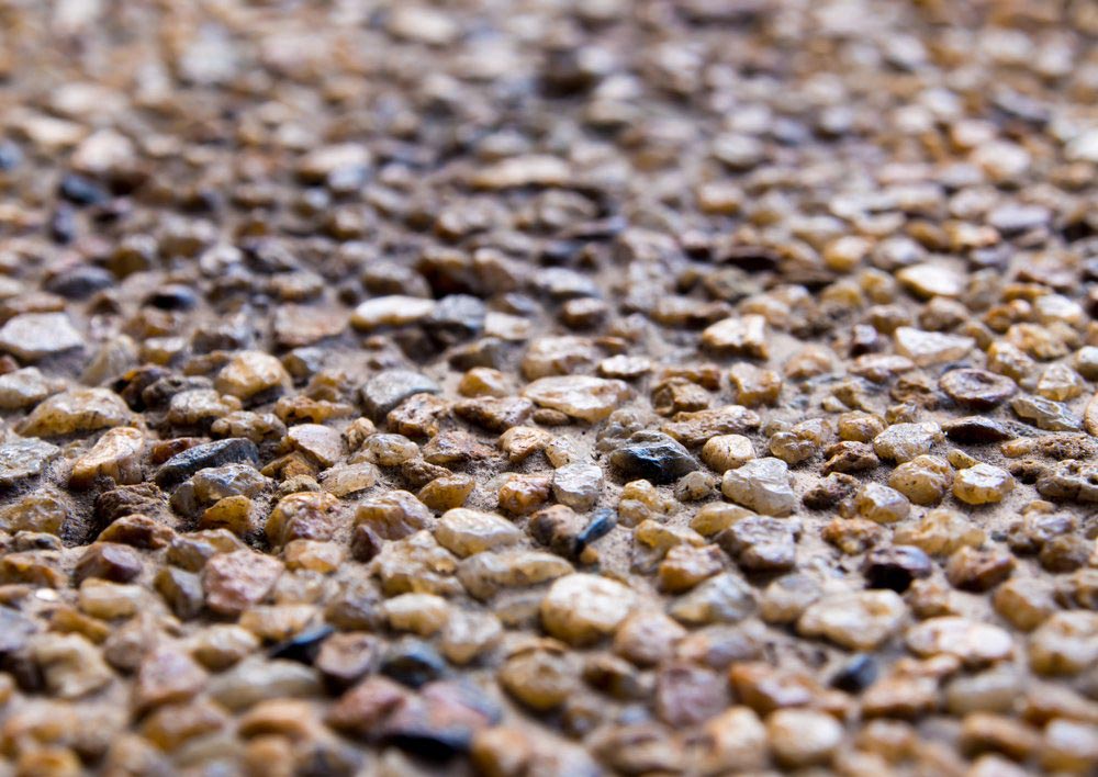 Closeup On Exposed Aggregate