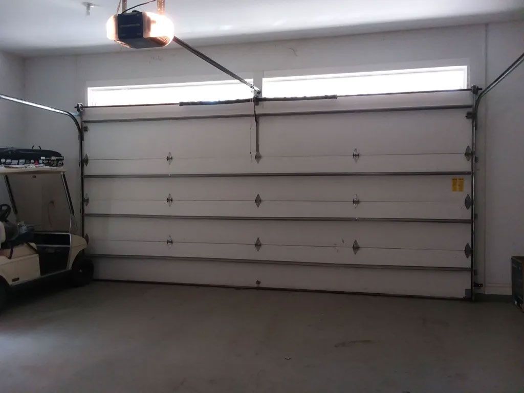 Above the door in the center?