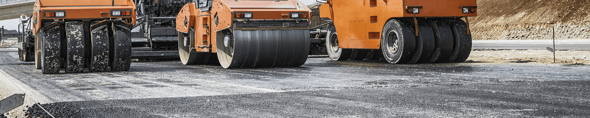 Paving The Road On A Snowy Weather — Houston, TX — HEV Asphalt Paving Co.