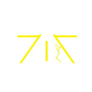 A yellow lightning bolt is coming out of a hole in the ground.