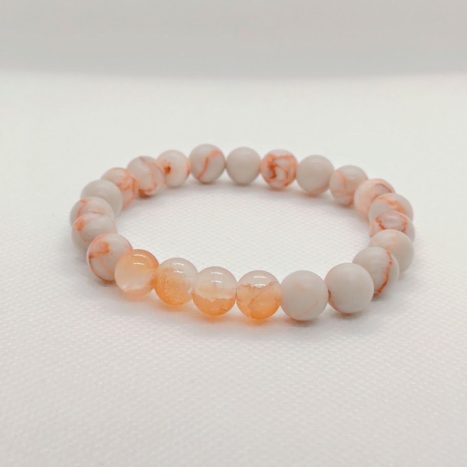 Armband op elastiek van 8mm