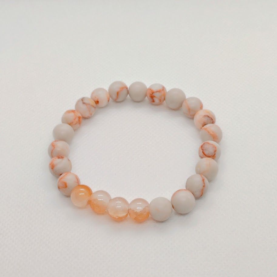 Armband op elastiek van 8mm