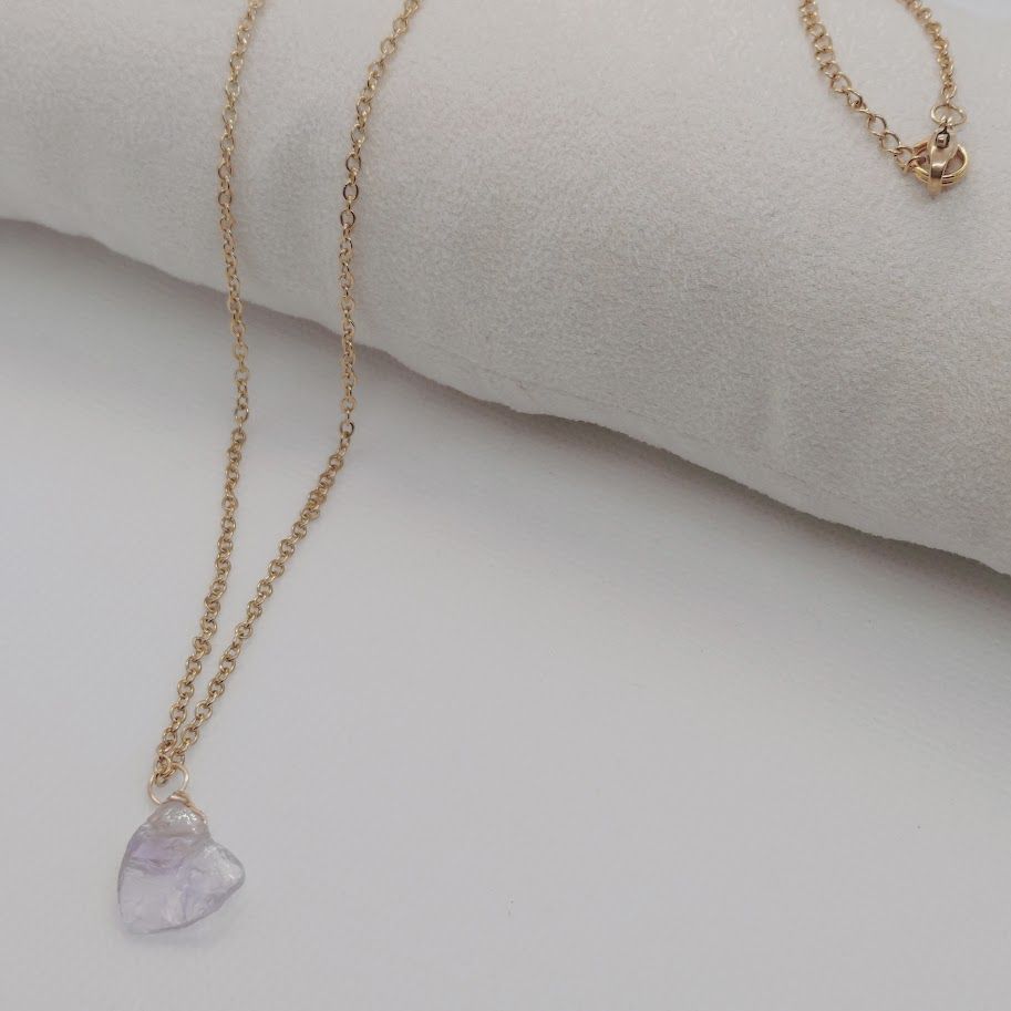 ruwe ametrien ketting