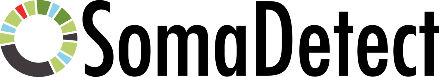 A logo for a company called soma detect