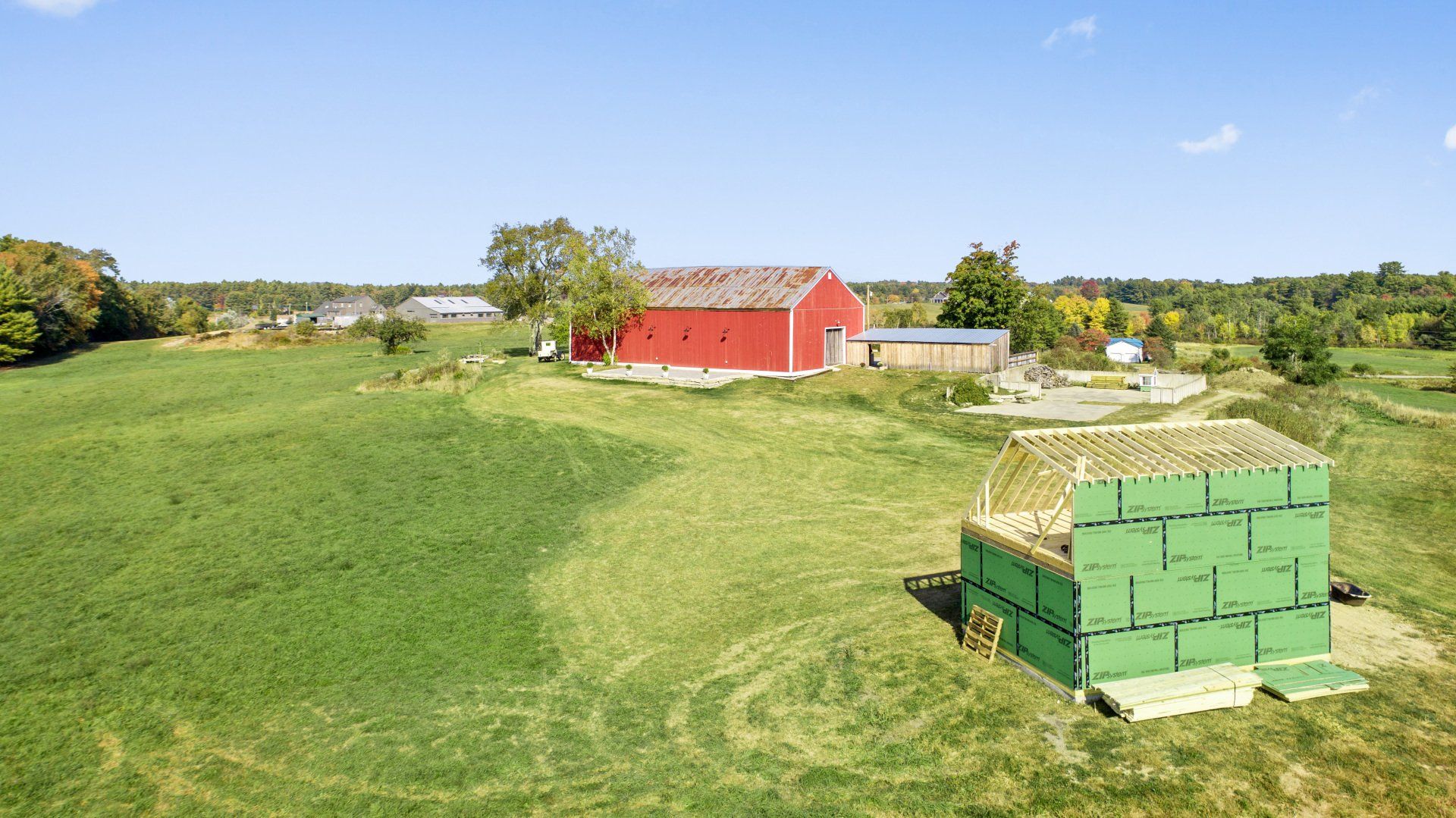 Barn with a large field — Dayton, ME — This Old Barn
