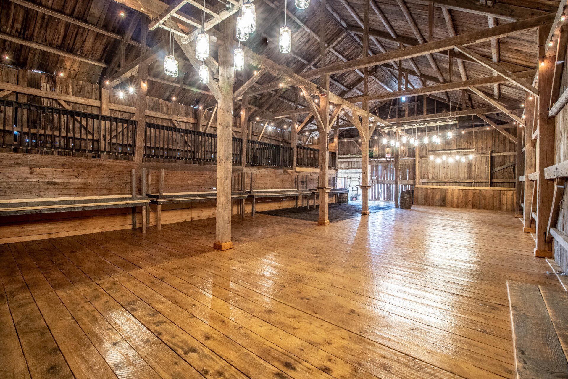 Nice and clean look inside the barn — Dayton, ME — This Old Barn