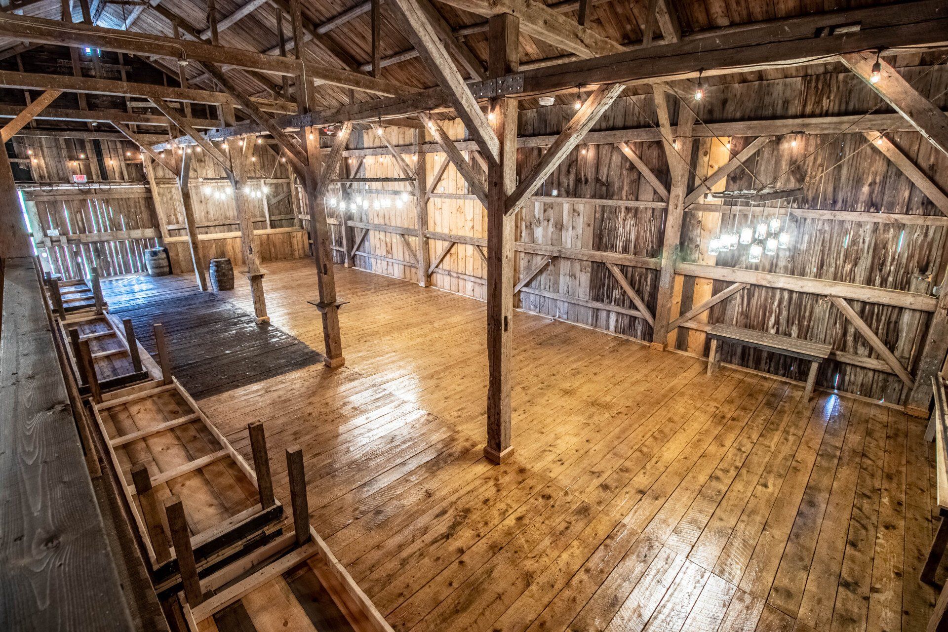Barn with nice and clean floor — Dayton, ME — This Old Barn