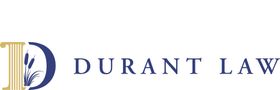 A logo for n. david d. durant personal injury attorneys