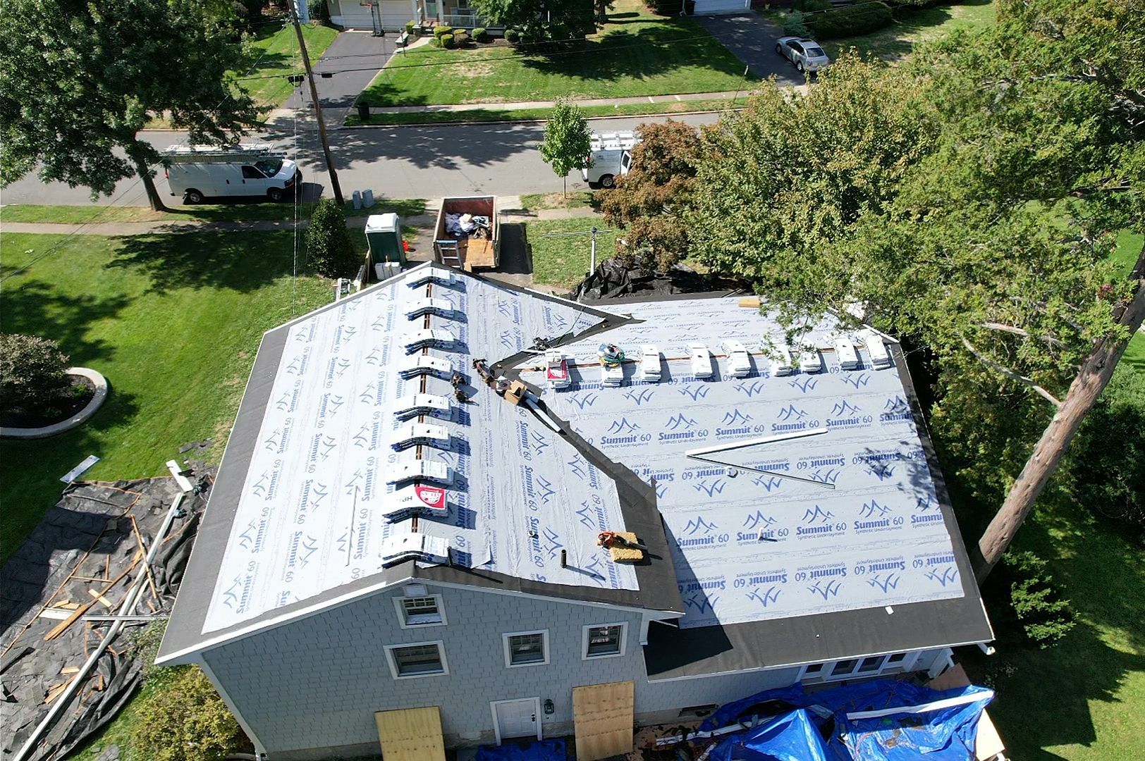 Past roofing projects by Mattsson Roofing, Bergen County