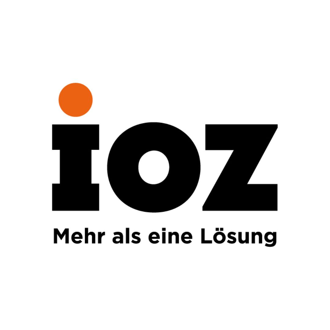 das logo für ioz mehr als eine lösung .