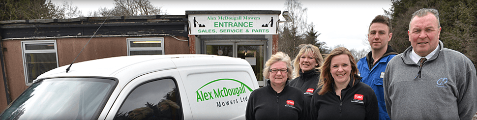The team at Alex McDougall (Mowers) Ltd