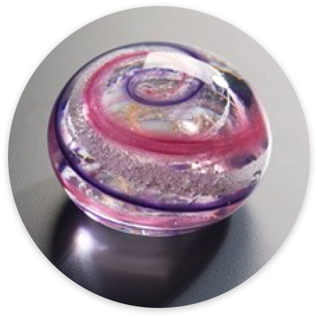 Glass Memorial Orb Keepsake